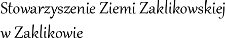 Stowarzyszenie Ziemi Zaklikowskiej im. Anny Nagórskiej